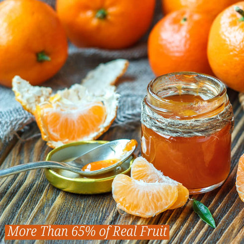 Scyavuru 65% 8.8oz (250g) (Pack 2) Sicilian Late Tangerine Jam | More Than of Real Fruit | Imported from Italy |