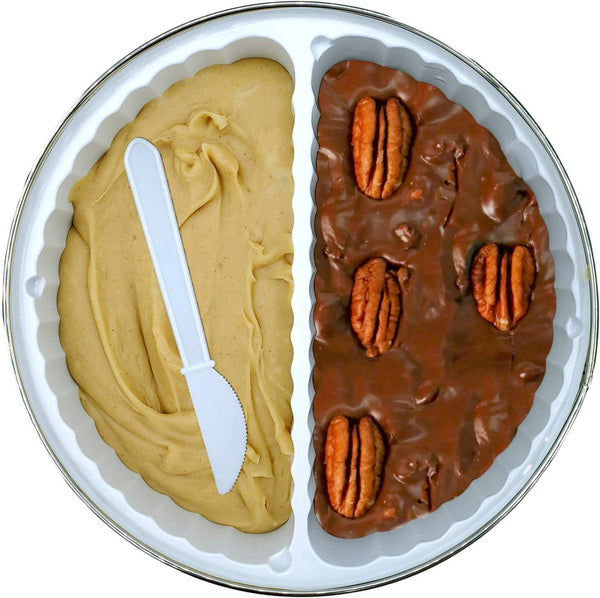 Amish Buggy Gift Tin 2 Pounds (Peanut Butter/Chocolate Pecan)