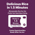 1.5 9.3g 4.5g 8.8 oz Pack 6 Eat Regal Black Rice | Ready to Eat Microwave in Minutes Superfood Grain | Always Fluffy