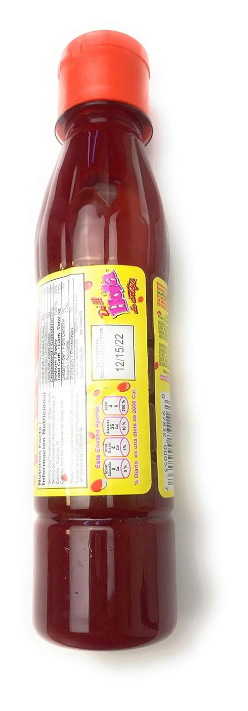 Salsa Chamoy Liquida HOLA, Spicy Apricot Sauce Dressing, 6.0 oz