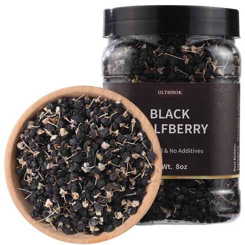 Premium Dried Black Goji Wolfberry tea-8Oz/227g,100% Natural & No Additives Goji Berry.