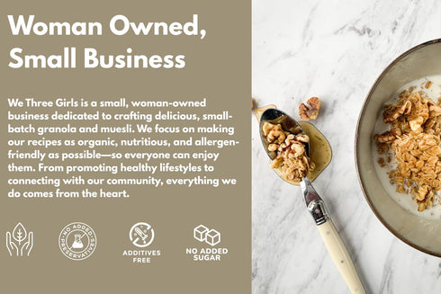(10 We Three Girls Granola - Coffee Crunch Ounce) | Small Batch Vegan Granola | All Natural Gluten Free Snack | Made