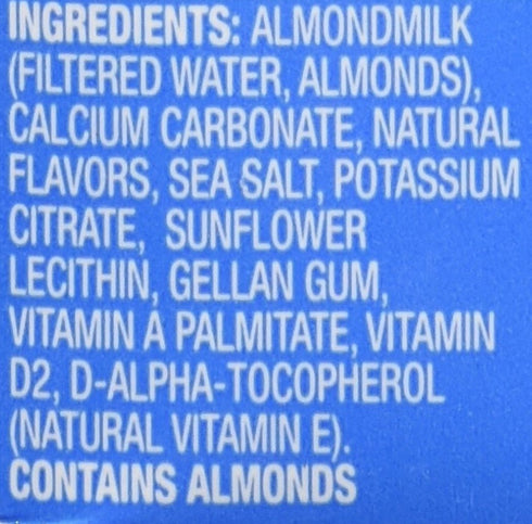 8 Pack 4 Almond Breeze, Dairy Free Almondmilk, Unsweetened Vanilla, Ounce