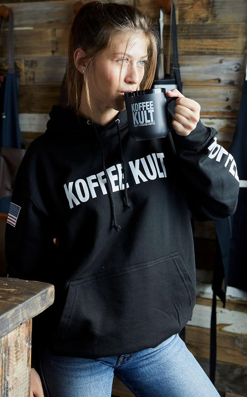 100% 32oz Package Koffee Kult Dark Roast Whole Bean Coffee - Small Batch Arabica Gourmet Blend, Smooth and Well