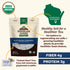 1.5 lb, Organic Blue Haven Cornmeal Unsalted, Heirloom Indian Dent Blue Corn, Non-GMO, Farmed From Regenerative Soil
