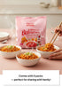 5 Packs (4.76 oz Korean Food Bulramen Stir-Fried Ramen Mild Spicy Carbonara, Artificial Spicy Chicken Flavor, Each)
