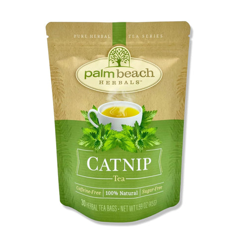 Catnip Tea by Palm Beach Herbal Tea Company - Pure Herbal Tea Series (30 Tea Bags) 100% Natural