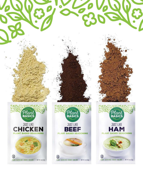 Plant Basics Plant Based Seasoning, Just Like Beef, 2 oz - Vegan, Gluten Free, Kosher