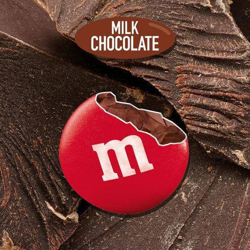 0.93oz, Pack 12 M&MS Milk Chocolate Fun Size Filled Heart Valentine's Day Candy
