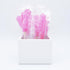 24 Pack Pink Rock Candy Sticks Cherry Sugar Flavor, Bulk Individually Wrapped Edible Crystal Sticks for Party Favors