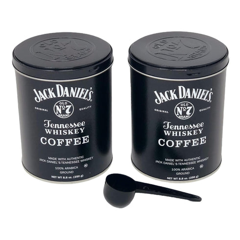 Lara's Gourmet Passions Jack Daniels Coffee (Pack of 2) 8.8oz each bundled with a complimentary