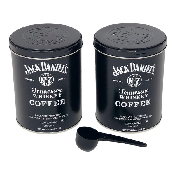 Lara's Gourmet Passions Jack Daniels Coffee (Pack of 2) 8.8oz each bundled with a complimentary