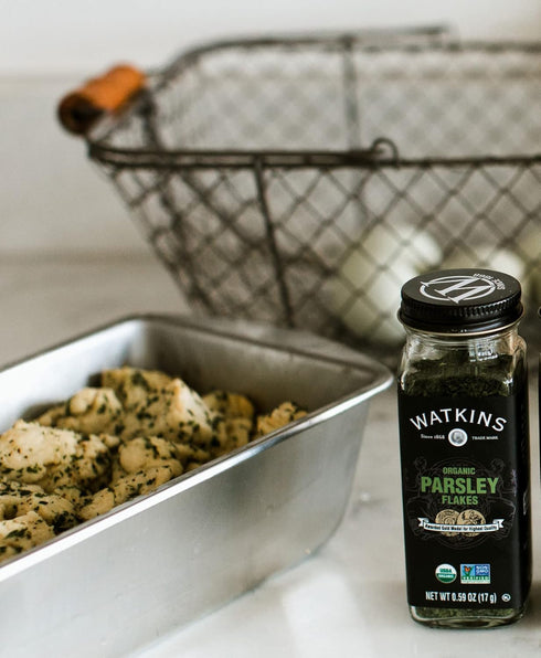 Watkins Gourmet Organic Spice Jar, Parsley Flakes, Non-GMO, Kosher, 0.59 Ounce Jar, 1-Pack