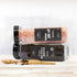 2.2 18oz Pack The Spice Lab Pink Himalayan Salt Coarse Pound Tub & USDA Organic Tellicherry Peppercorns Tub - Combo