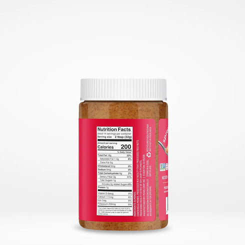 16oz Octonuts Dry Roasted Pure Almond Nut Butter - Pure Creamy Nut Butter - Gluten Free, Vegan, Kosher, Paleo, Non-GMO