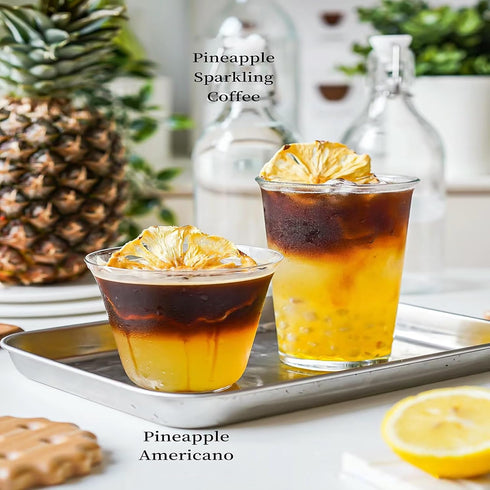 7.06oz(200g) TXDYNLLK Dried Pineapple Slices - Dehydrated Pineapple for Cocktail Garnish, Drinks, Baking, and Fruit Tea