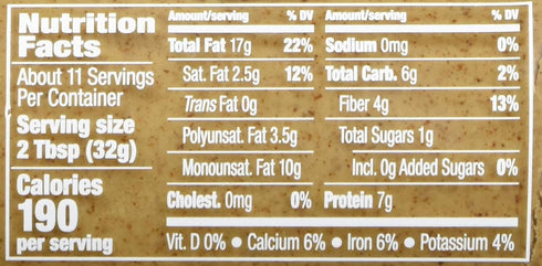 12 MaraNatha Natural Creamy Almond Butter, Gluten Free Nut Butter, No Stir, No Sugar or Salt Added, Ounce Jar