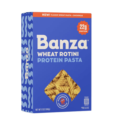 Banza Wheat Protein Rotini Pasta - 12 oz Box - High Protein
