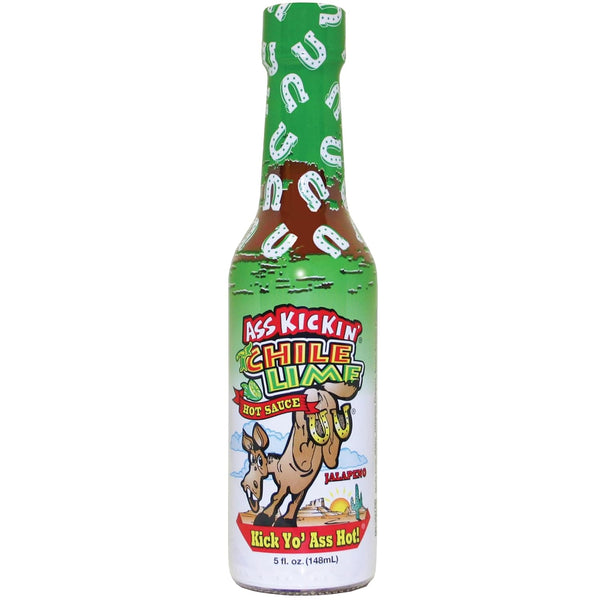 ASS KICKIN' Chili Lime Hot Sauce - 5 oz - Premium Gourmet