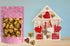 2 Fruidles Valentine's Milk Peanut Butter Chocolate Hearts, Kosher Certified Dairy, Pounds