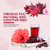 1lb (16oz), Soeos Organic Hibiscus Flower Herbal Tea, Hibiscus Tea Loose Leaf, Bold Tart Flavor, Caffeine-Free