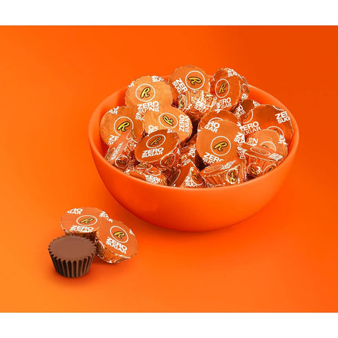9 SHANI'S ROOTS SHOOTS 5.1 oz (5.1 (Pack 1)) Zero Sugar Miniature Peanut Butter Cups Chocolate Candy with Peanut Butter