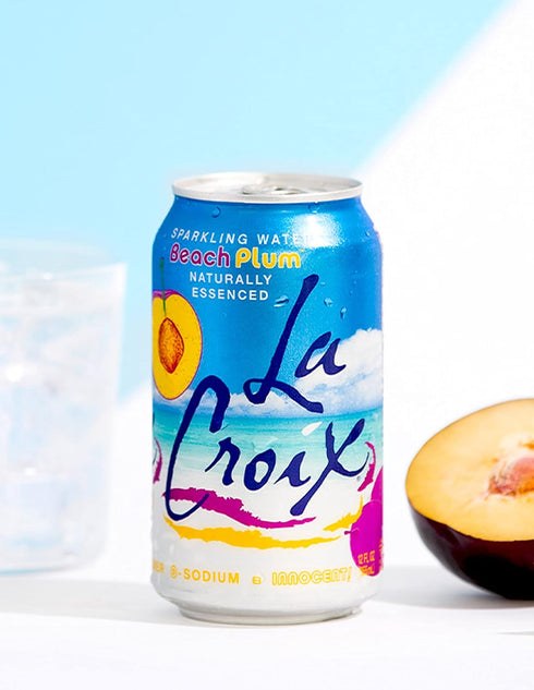12 Oz (pack 12) La Croix Sparkling Water, Beach Plum, Fl