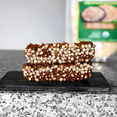 8 oz Pack HerbaZest Quinoa Pop Organic Wholesome & Convenient Vegan, Gluten Free & USDA Certified New Bigger Easy