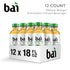 18 12 Pack Bai Antioxidant Infused Water Beverage, Malawi Mango, with Vitamin C and No Artificial Sweeteners, Fluid
