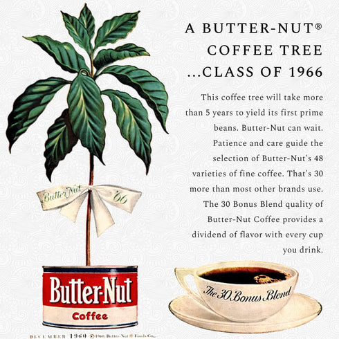 12 (Pack 3) Butter-Nut Original Blend Ground Coffee, Medium Roast, Ounce Steel Can