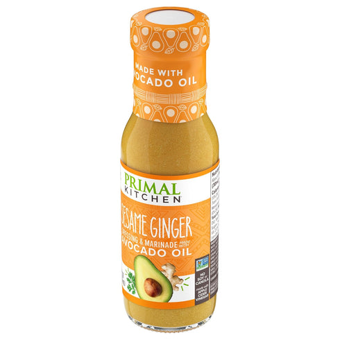 8 Primal Kitchen Sesame Ginger Vinaigrette & Marinade Salad Dressing made with Avocado Oil, Paleo Friendly & Keto