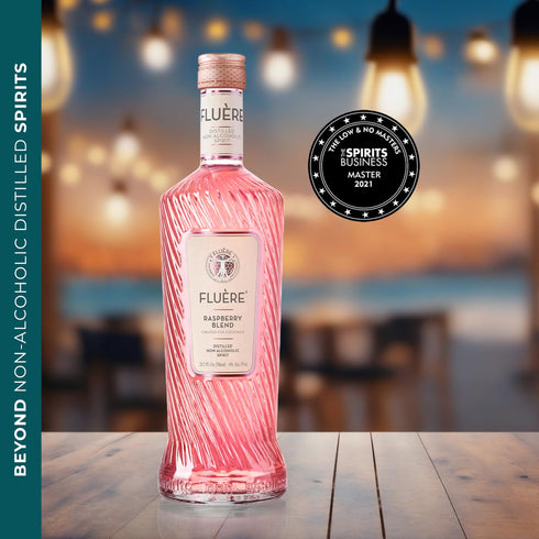 FLURE Raspberry Pink Gin Alternative - Premium Non-Alcoholic Spirit