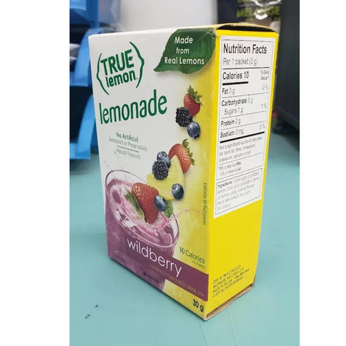 (Pack 4) 10ct True Lemon WILDBERRY LEMONADE of each box. True Citrus