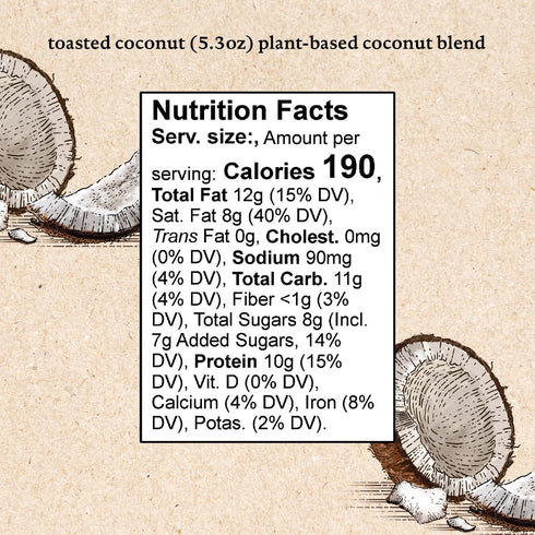 5.3 Siggi's, Toasted Coconut Plant-Based Yogurt, Ounce