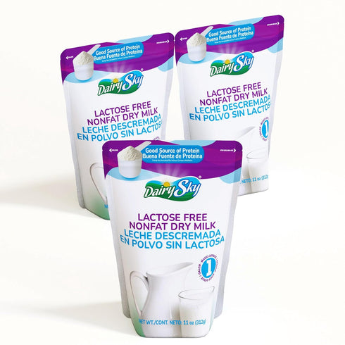 DairySky Lactose Free Milk Powder 11 Oz - Non GMO Fat Free