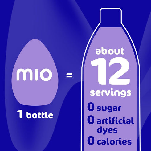 1.62 oz mio Unwind Berry Dragonfruit Liquid Water Enhancer with Magnesium & B Vitamins, fl Bottle