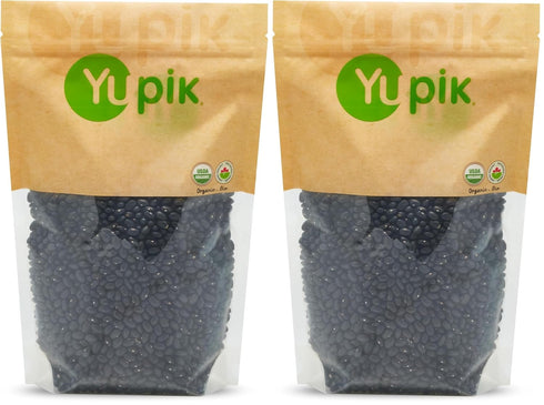 Yupik Organic Black Turtle Beans, 2.2 Lb, Non-GMO, Vegan, Gluten-Free (Pack of