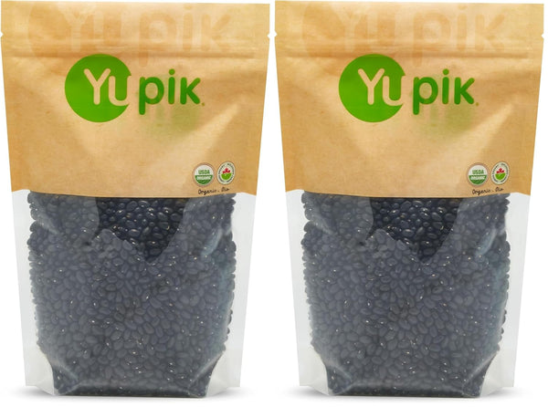 Yupik Organic Black Turtle Beans, 2.2 Lb, Non-GMO, Vegan, Gluten-Free (Pack of