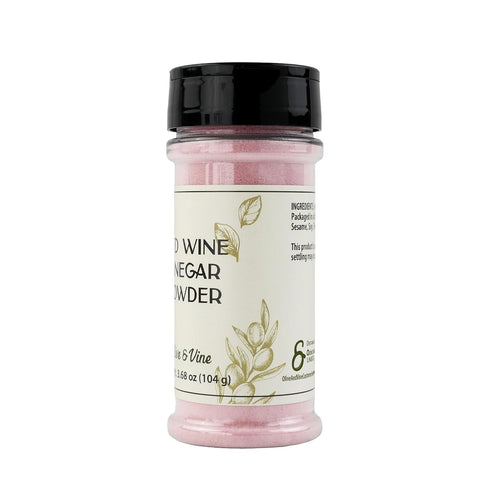 (3.68 Olive & Vine Red Wine Vinegar Powder, Tangy Flavor, For Dressings & Marinades, Rich Tradition, Authentic Taste