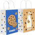 Lsaepon Cookies Milk Birthday Party Favor Gift Bags, Cookie and Milk Theme Birthday