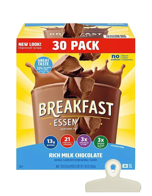 Generic Breakfast Essentials Chocolate Nutritional Drink Mix Powder, (30 Count)