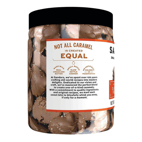 16 oz Sanders Milk Chocolate Sea Salt Caramel Pecan Clusters - Tub