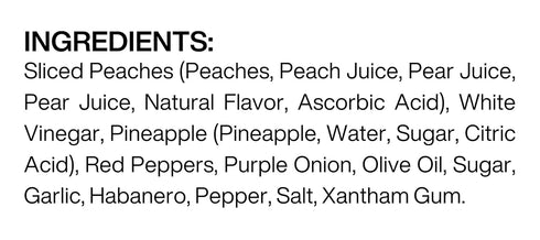 Buc-ee's Peach Habanero Hot Sauce by