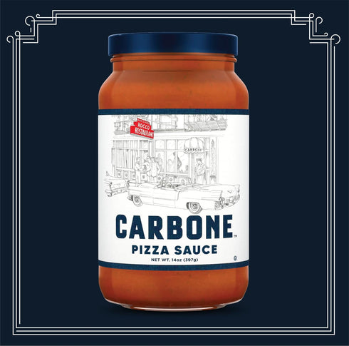 Carbone Pizza Sauce | Pizza Sauce Made with Fresh & All-Natural Ingredients | Non GMO, Vegan, Gluten Free, Low Carb Pizza Sauce, 14 Fl Oz (Pack of 2)