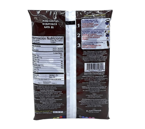 2 Pack Frozen 2 13.22 oz CHOCOMELHER Clasico - Milk Chocolate Flavored Coating for Chocobananos - Cobertura de