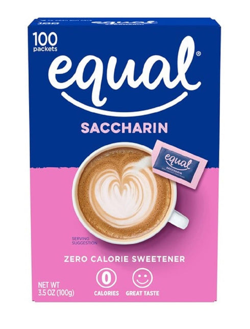 EQUAL Pink Zero Calorie Sweetener Packets, 100 Ct Sugar Substitute