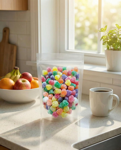 EMPORIUM CANDY TASTY TREATS FOR THE TUMMY 2 lb Spice Drops Gumdrops Candy Old Fashioned Assorted Spice Jellies, Chewy