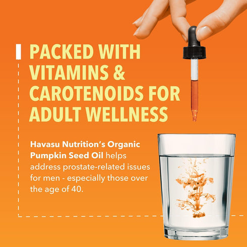 2 1 Oz Pumpkin Seed Oil - USDA Organic - Cold Pressed for Hair, Prostate, and Hormone Support - Month Supply - Liquid