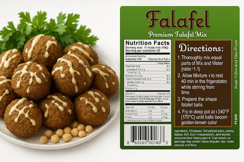 Mediterra Spread The Health (5.5 LB 325 42 Restaurants' choice Falafel Mix - yields balls OR Burgers) Gluten Free