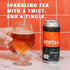16fl oz (pack 12) HOPLARK Sparkling HopTea REALLY HOPPY ONE Tall cans of Sparkling Black Tea with Simcoe and Citra Hops